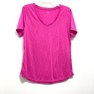 PBX Pro Women’s V-Neck Pink Tee